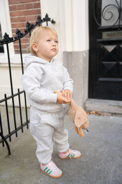 Hoodieset  Ash grey