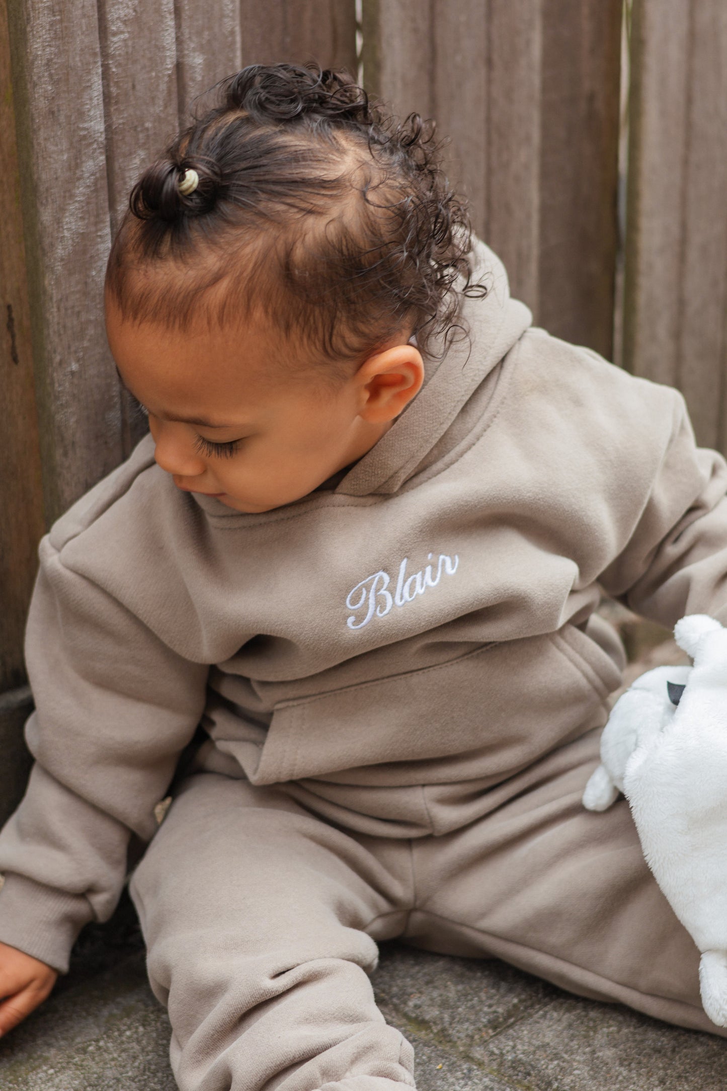 Hoodieset Sage green