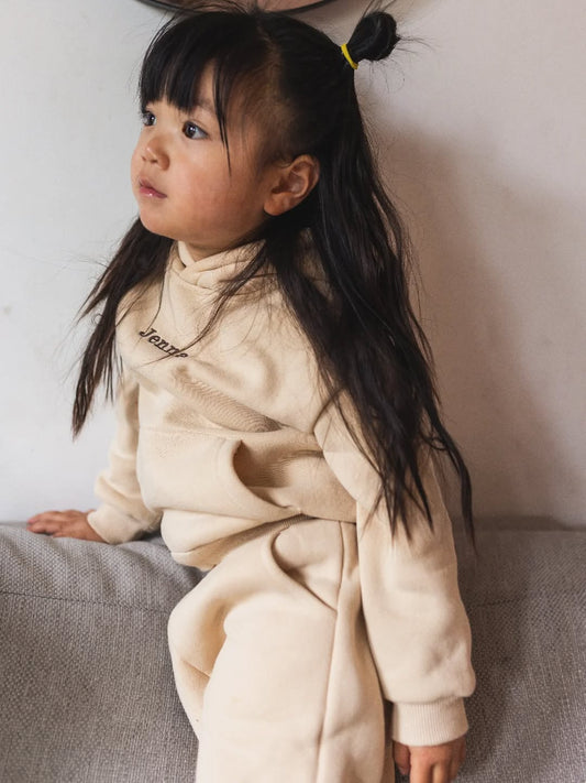 Hoodieset Light Sand